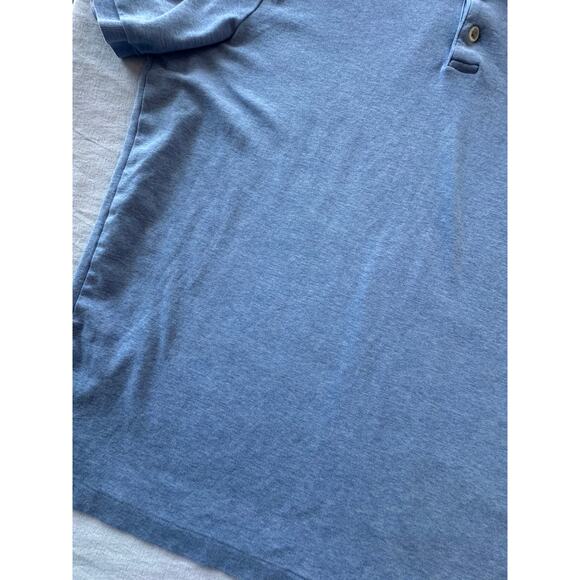 Polo Ralph Lauren Slim-Fit Jacquard Short-Sleeve Polo Shirt Large Blue - Picture 5 of 9